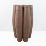 ORIN I ΒΑΖΟ 23x15.5x38cm RESIN ΚΑΦΕ 034643