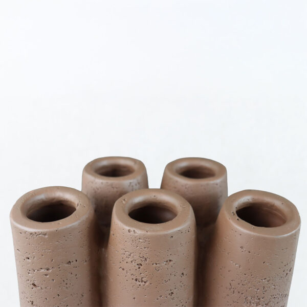 ORIN I ΒΑΖΟ 23x15.5x38cm RESIN ΚΑΦΕ 034643 - Image 2