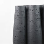 ORIN II ΒΑΖΟ 23x15.5x38cm RESIN ΜΑΥΡΟ 034644 - Image 3