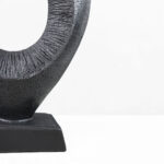 PULSE II ΔΙΑΚΟΣΜΗΤΙΚΟ 18.5x8.5x30cm RESIN ΜΑΥΡΟ 034647 - Image 3