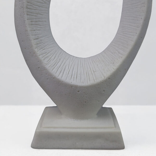 PULSE III ΔΙΑΚΟΣΜΗΤΙΚΟ 18.5x8.5x30cm RESIN ΑΣΠΡΟ 034648 - Image 3