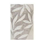 HUSK ΠΙΝΑΚΑΣ ΔΙΑΚΟΣΜΗΤΙΚΟΣ ΜΕ ΚΟΡΝΙΖΑ 80x120x4cm ΚΑΜΒΑΣ ΜΠΕΖ ΛΕΥΚΟ PS 034666 - Image 2