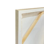 HUSK ΠΙΝΑΚΑΣ ΔΙΑΚΟΣΜΗΤΙΚΟΣ ΜΕ ΚΟΡΝΙΖΑ 80x120x4cm ΚΑΜΒΑΣ ΜΠΕΖ ΛΕΥΚΟ PS 034666 - Image 4