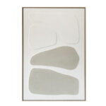 RHYTHM B ΠΙΝΑΚΑΣ ΔΙΑΚΟΣΜΗΤΙΚΟΣ ΜΕ ΚΟΡΝΙΖΑ 80x120x4cm ΚΑΜΒΑΣ ΜΠΕΖ ΛΕΥΚΟ PS 034669