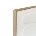 RHYTHM B ΠΙΝΑΚΑΣ ΔΙΑΚΟΣΜΗΤΙΚΟΣ ΜΕ ΚΟΡΝΙΖΑ 80x120x4cm ΚΑΜΒΑΣ ΜΠΕΖ ΛΕΥΚΟ PS 034669 - Image 2