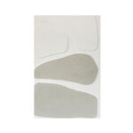 RHYTHM B ΠΙΝΑΚΑΣ ΔΙΑΚΟΣΜΗΤΙΚΟΣ ΜΕ ΚΟΡΝΙΖΑ 80x120x4cm ΚΑΜΒΑΣ ΜΠΕΖ ΛΕΥΚΟ PS 034669 - Image 3