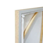 RHYTHM B ΠΙΝΑΚΑΣ ΔΙΑΚΟΣΜΗΤΙΚΟΣ ΜΕ ΚΟΡΝΙΖΑ 80x120x4cm ΚΑΜΒΑΣ ΜΠΕΖ ΛΕΥΚΟ PS 034669 - Image 4