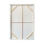 RHYTHM B ΠΙΝΑΚΑΣ ΔΙΑΚΟΣΜΗΤΙΚΟΣ ΜΕ ΚΟΡΝΙΖΑ 80x120x4cm ΚΑΜΒΑΣ ΜΠΕΖ ΛΕΥΚΟ PS 034669 - Image 5