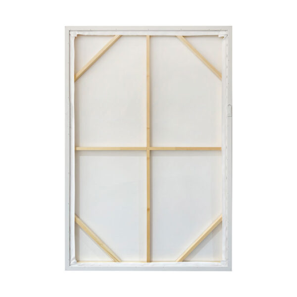 RHYTHM B ΠΙΝΑΚΑΣ ΔΙΑΚΟΣΜΗΤΙΚΟΣ ΜΕ ΚΟΡΝΙΖΑ 80x120x4cm ΚΑΜΒΑΣ ΜΠΕΖ ΛΕΥΚΟ PS 034669 - Image 5