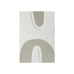 RHYTHM C ΠΙΝΑΚΑΣ ΔΙΑΚΟΣΜΗΤΙΚΟΣ ΜΕ ΚΟΡΝΙΖΑ 80x120x4cm ΚΑΜΒΑΣ ΜΠΕΖ ΛΕΥΚΟ PS 034670 - Image 3