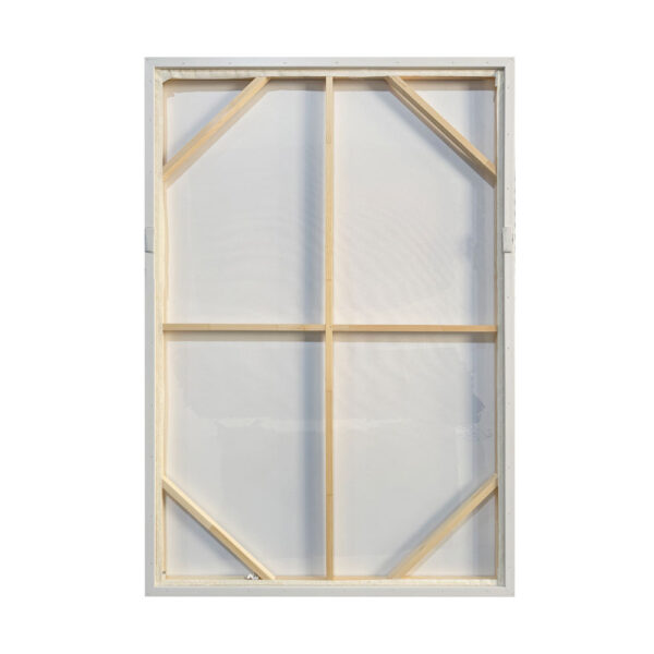 CRADLE ΠΙΝΑΚΑΣ ΔΙΑΚΟΣΜΗΤΙΚΟΣ ΜΕ ΚΟΡΝΙΖΑ 80x120x4cm ΚΑΜΒΑΣ ΜΠΕΖ ΚΑΦΕ ΜΑΥΡΟ ΓΚΡΙ PS 034671 - Image 5