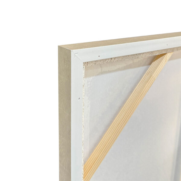 ALIGN ΠΙΝΑΚΑΣ ΔΙΑΚΟΣΜΗΤΙΚΟΣ ΜΕ ΚΟΡΝΙΖΑ 80x120x4cm ΚΑΜΒΑΣ ΠΡΑΣΙΝΟ ΓΚΡΙ PS 034672 - Image 4