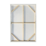 ALIGN ΠΙΝΑΚΑΣ ΔΙΑΚΟΣΜΗΤΙΚΟΣ ΜΕ ΚΟΡΝΙΖΑ 80x120x4cm ΚΑΜΒΑΣ ΠΡΑΣΙΝΟ ΓΚΡΙ PS 034672 - Image 5