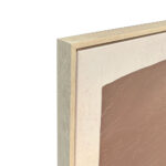 FRACTAL A ΠΙΝΑΚΑΣ ΔΙΑΚΟΣΜΗΤΙΚΟΣ ΜΕ ΚΟΡΝΙΖΑ 80x120x4cm ΚΑΜΒΑΣ ΜΠΕΖ ΚΑΦΕ ΜΑΥΡΟ PS 034673 - Image 2