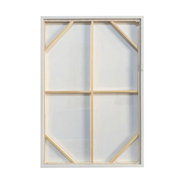 FRACTAL A ΠΙΝΑΚΑΣ ΔΙΑΚΟΣΜΗΤΙΚΟΣ ΜΕ ΚΟΡΝΙΖΑ 80x120x4cm ΚΑΜΒΑΣ ΜΠΕΖ ΚΑΦΕ ΜΑΥΡΟ PS 034673 - Image 5