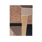 FRACTAL B ΠΙΝΑΚΑΣ ΔΙΑΚΟΣΜΗΤΙΚΟΣ ΜΕ ΚΟΡΝΙΖΑ 80x120x4cm ΚΑΜΒΑΣ ΜΠΕΖ ΚΑΦΕ ΜΑΥΡΟ PS 034674 - Image 3