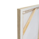 FRACTAL B ΠΙΝΑΚΑΣ ΔΙΑΚΟΣΜΗΤΙΚΟΣ ΜΕ ΚΟΡΝΙΖΑ 80x120x4cm ΚΑΜΒΑΣ ΜΠΕΖ ΚΑΦΕ ΜΑΥΡΟ PS 034674 - Image 4