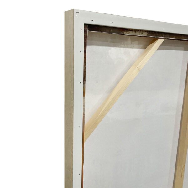 MIRRHA ΠΙΝΑΚΑΣ ΔΙΑΚΟΣΜΗΤΙΚΟΣ ΜΕ ΚΟΡΝΙΖΑ 80x120x4cm ΚΑΜΒΑΣ ΚΑΦΕ PS 034677 - Image 4