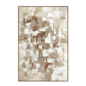 THALEA II ΠΙΝΑΚΑΣ ΔΙΑΚΟΣΜΗΤΙΚΟΣ ΜΕ ΚΟΡΝΙΖΑ 80x120x4cm ΚΑΜΒΑΣ ΠΟΛΥΧΡΩΜΟ PS 034681