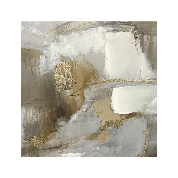 NYRA ΠΙΝΑΚΑΣ ΔΙΑΚΟΣΜΗΤΙΚΟΣ ΜΕ ΚΟΡΝΙΖΑ 80x80x4cm ΚΑΜΒΑΣ ΠΟΛΥΧΡΩΜΟ PS 034682 - Image 2