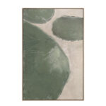 RHEA ΠΙΝΑΚΑΣ ΔΙΑΚΟΣΜΗΤΙΚΟΣ ΜΕ ΚΟΡΝΙΖΑ 80x120x4cm ΚΑΜΒΑΣ ΛΑΔΙ ΜΠΕΖ PS 034685