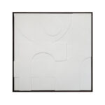 CALMA ΠΙΝΑΚΑΣ ΔΙΑΚΟΣΜΗΤΙΚΟΣ ΜΕ ΚΟΡΝΙΖΑ 100x100x4cm ΚΑΜΒΑΣ ΜΠΕΖ PS 034686