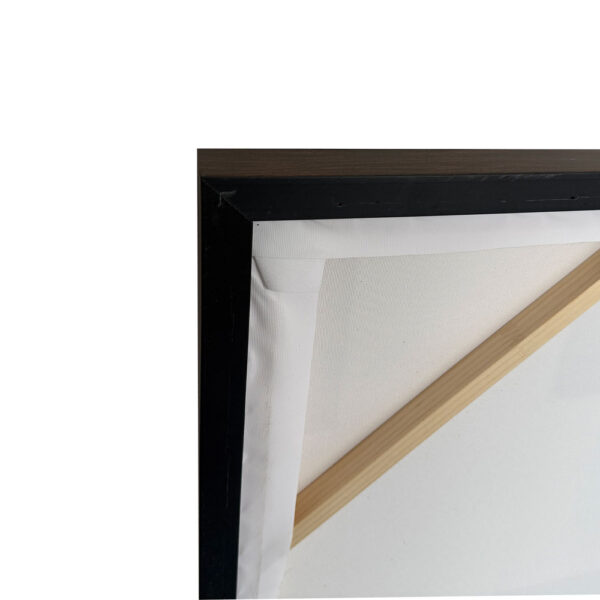 CALMA ΠΙΝΑΚΑΣ ΔΙΑΚΟΣΜΗΤΙΚΟΣ ΜΕ ΚΟΡΝΙΖΑ 100x100x4cm ΚΑΜΒΑΣ ΜΠΕΖ PS 034686 - Image 4