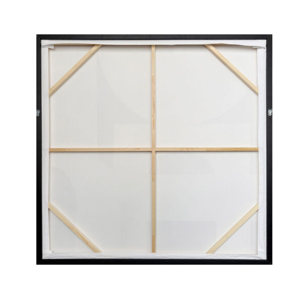 CALMA ΠΙΝΑΚΑΣ ΔΙΑΚΟΣΜΗΤΙΚΟΣ ΜΕ ΚΟΡΝΙΖΑ 100x100x4cm ΚΑΜΒΑΣ ΜΠΕΖ PS 034686 - Image 5
