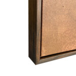 VAILO ΠΙΝΑΚΑΣ ΔΙΑΚΟΣΜΗΤΙΚΟΣ ΜΕ ΚΟΡΝΙΖΑ 80x80x4cm ΚΑΜΒΑΣ ΚΑΦΕ ΜΠΕΖ PS 034687 - Image 3