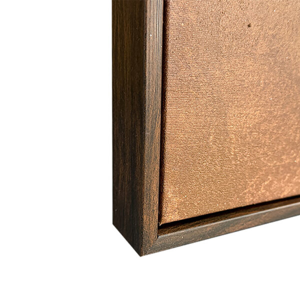 VAILO ΠΙΝΑΚΑΣ ΔΙΑΚΟΣΜΗΤΙΚΟΣ ΜΕ ΚΟΡΝΙΖΑ 80x80x4cm ΚΑΜΒΑΣ ΚΑΦΕ ΜΠΕΖ PS 034687 - Image 3