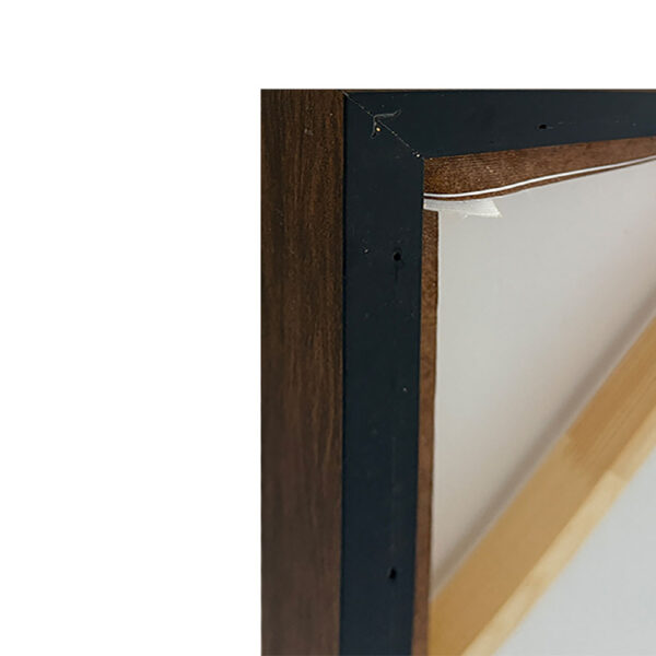 VAILO ΠΙΝΑΚΑΣ ΔΙΑΚΟΣΜΗΤΙΚΟΣ ΜΕ ΚΟΡΝΙΖΑ 80x80x4cm ΚΑΜΒΑΣ ΚΑΦΕ ΜΠΕΖ PS 034687 - Image 4