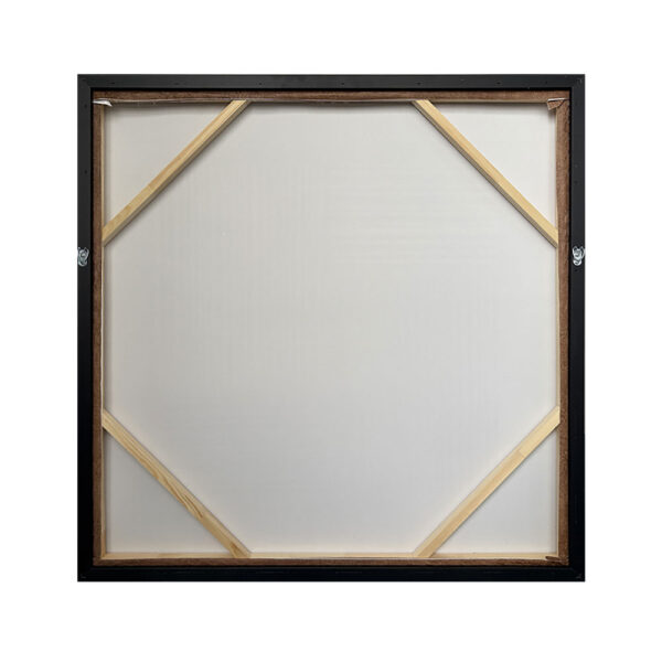 VAILO ΠΙΝΑΚΑΣ ΔΙΑΚΟΣΜΗΤΙΚΟΣ ΜΕ ΚΟΡΝΙΖΑ 80x80x4cm ΚΑΜΒΑΣ ΚΑΦΕ ΜΠΕΖ PS 034687 - Image 5