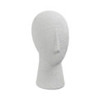 IMPERIAL ΔΙΑΚΟΣΜΗΤΙΚΟ ΠΡΟΣΩΠΟ 13.7x17.8x29cm RESIN ΑΣΠΡΟ 034709