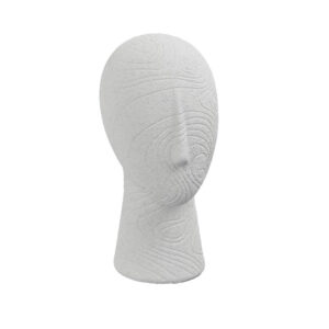 IMPERIAL ΔΙΑΚΟΣΜΗΤΙΚΟ ΠΡΟΣΩΠΟ 13.7x17.8x29cm RESIN ΑΣΠΡΟ 034709