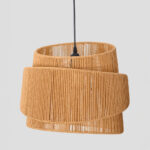 ZIA ΦΩΤΙΣΤΙΚΟ ΟΡΟΦΗΣ 39x35cm ΣΧΟΙΝΙ ΧΑΚΙ ΧΑΡΤΙ 034714 - Image 3