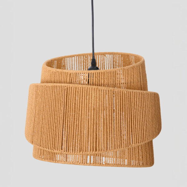 ZIA ΦΩΤΙΣΤΙΚΟ ΟΡΟΦΗΣ 39x35cm ΣΧΟΙΝΙ ΧΑΚΙ ΧΑΡΤΙ 034714 - Image 3