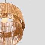 ZIA ΦΩΤΙΣΤΙΚΟ ΟΡΟΦΗΣ 39x35cm ΣΧΟΙΝΙ ΧΑΚΙ ΧΑΡΤΙ 034714 - Image 4