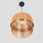 ZIA ΦΩΤΙΣΤΙΚΟ ΟΡΟΦΗΣ 39x35cm ΣΧΟΙΝΙ ΧΑΚΙ ΧΑΡΤΙ 034714 - Image 5