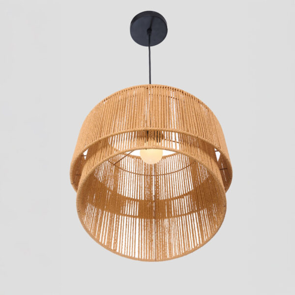 ZIA ΦΩΤΙΣΤΙΚΟ ΟΡΟΦΗΣ 39x35cm ΣΧΟΙΝΙ ΧΑΚΙ ΧΑΡΤΙ 034714 - Image 5