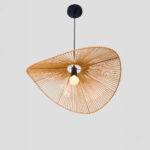 LUMA ΦΩΤΙΣΤΙΚΟ ΟΡΟΦΗΣ 60x20.5cm ΣΧΟΙΝΙ ΚΑΦΕ ΧΑΡΤΙ 034715 - Image 5