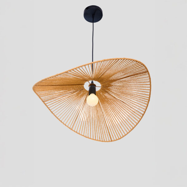 LUMA ΦΩΤΙΣΤΙΚΟ ΟΡΟΦΗΣ 60x20.5cm ΣΧΟΙΝΙ ΚΑΦΕ ΧΑΡΤΙ 034715 - Image 5