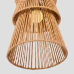 CLEO ΦΩΤΙΣΤΙΚΟ ΟΡΟΦΗΣ 26.5x38.5cm ΣΧΟΙΝΙ ΚΑΦΕ ΧΑΡΤΙ 034718 - Image 4