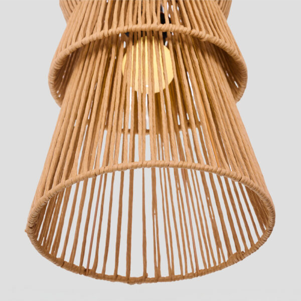 CLEO ΦΩΤΙΣΤΙΚΟ ΟΡΟΦΗΣ 26.5x38.5cm ΣΧΟΙΝΙ ΚΑΦΕ ΧΑΡΤΙ 034718 - Image 4