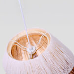 SORREL ΦΩΤΙΣΤΙΚΟ ΟΡΟΦΗΣ 36x34cm ΣΧΟΙΝΙ ΛΕΥΚΟ ΜΠΕΖ ΚΑΦΕ ΧΑΡΤΙ 034719 - Image 3