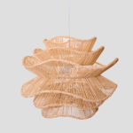 AURORA ΦΩΤΙΣΤΙΚΟ ΟΡΟΦΗΣ 61x47cm RATTAN ΛΕΥΚΟ 034720