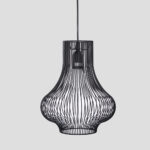 NOOR ΦΩΤΙΣΤΙΚΟ ΟΡΟΦΗΣ 25x30.5cm ΣΙΔΕΡΟ ΜΑΥΡΟ 034721