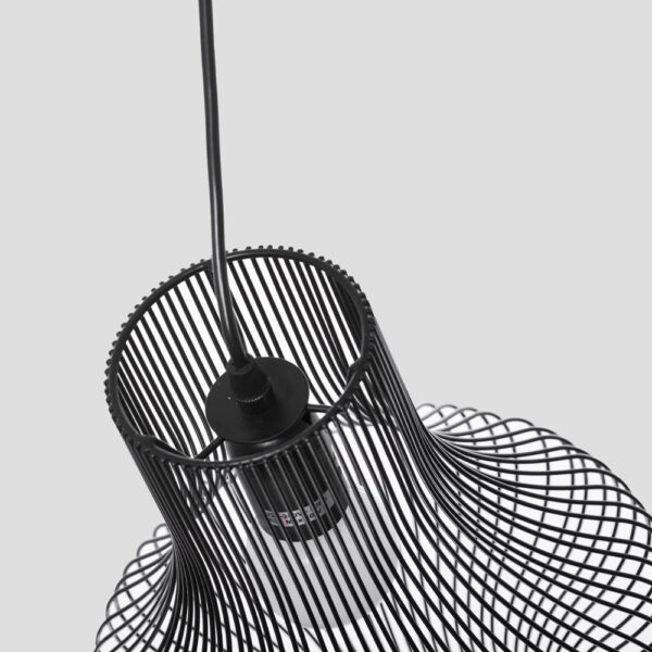 NOOR ΦΩΤΙΣΤΙΚΟ ΟΡΟΦΗΣ 25x30.5cm ΣΙΔΕΡΟ ΜΑΥΡΟ 034721 - Image 5