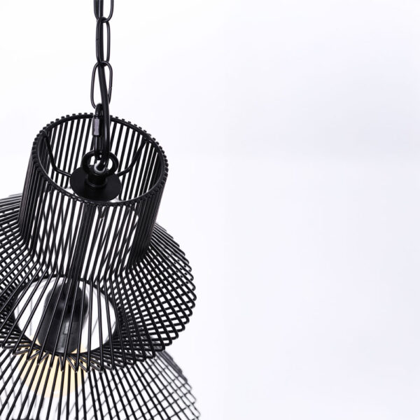 STEEL ΦΩΤΙΣΤΙΚΟ ΟΡΟΦΗΣ 28x40.5cm ΣΙΔΕΡΟ ΜΑΥΡΟ 034724 - Image 3