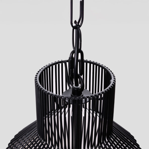 STEEL ΦΩΤΙΣΤΙΚΟ ΟΡΟΦΗΣ 28x40.5cm ΣΙΔΕΡΟ ΜΑΥΡΟ 034724 - Image 4