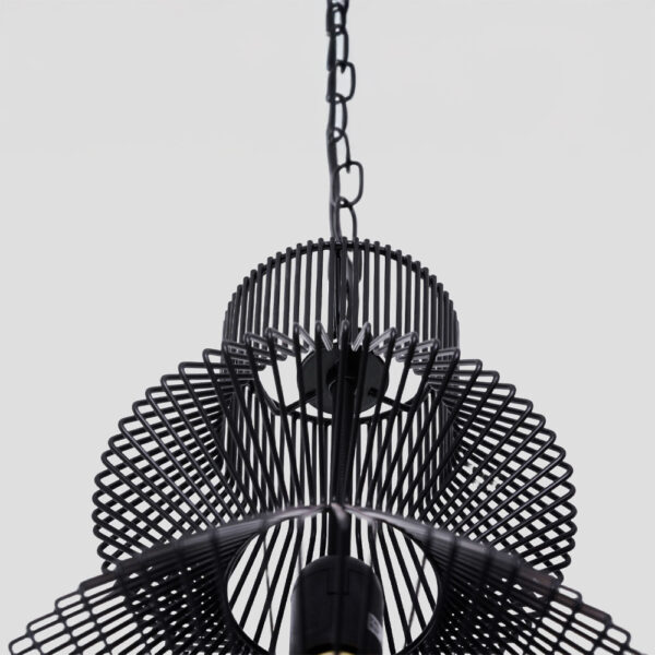 STEEL ΦΩΤΙΣΤΙΚΟ ΟΡΟΦΗΣ 28x40.5cm ΣΙΔΕΡΟ ΜΑΥΡΟ 034724 - Image 5